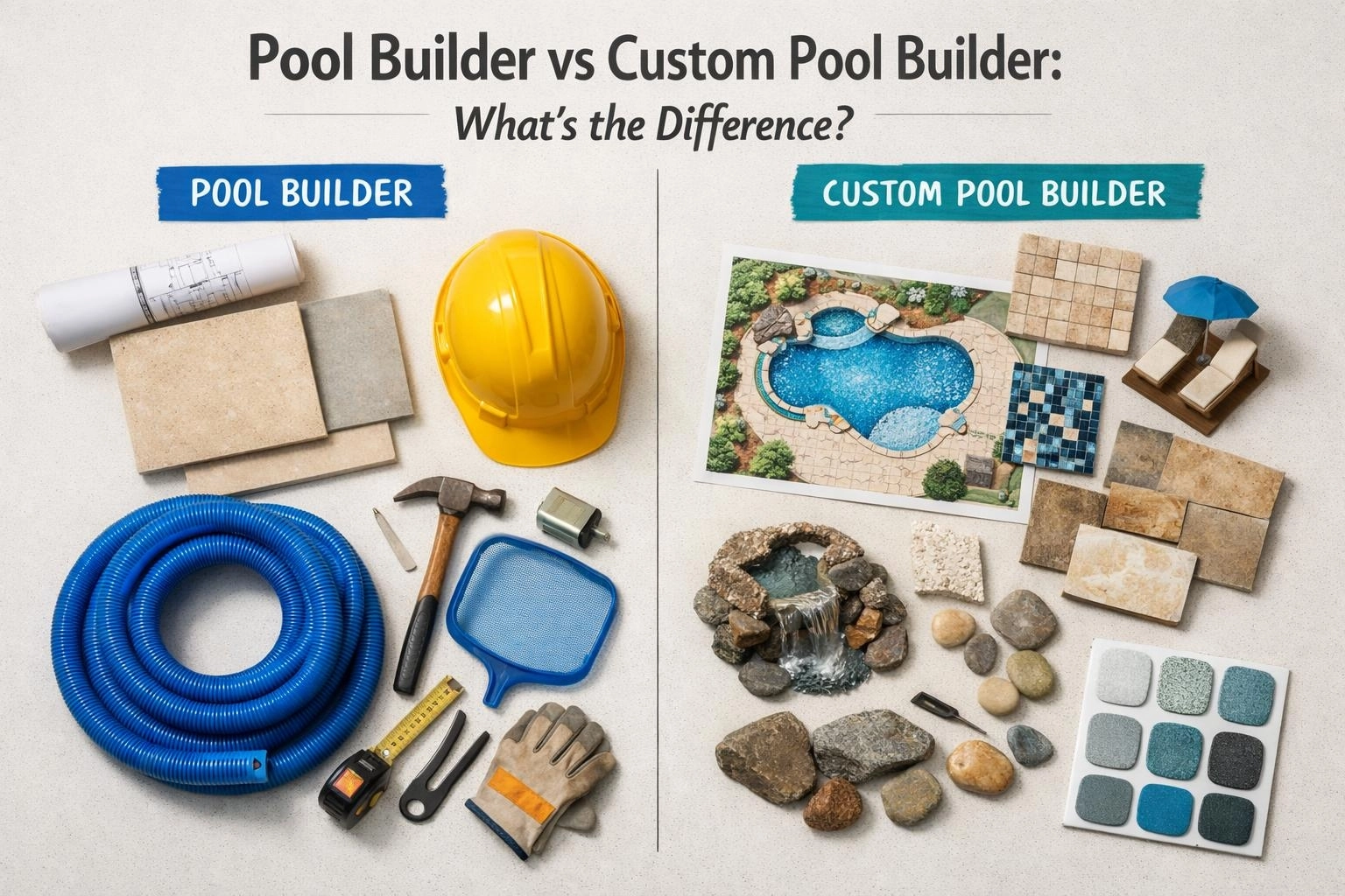 Pool Builder vs Custom Pool Builder: What’s the Difference?