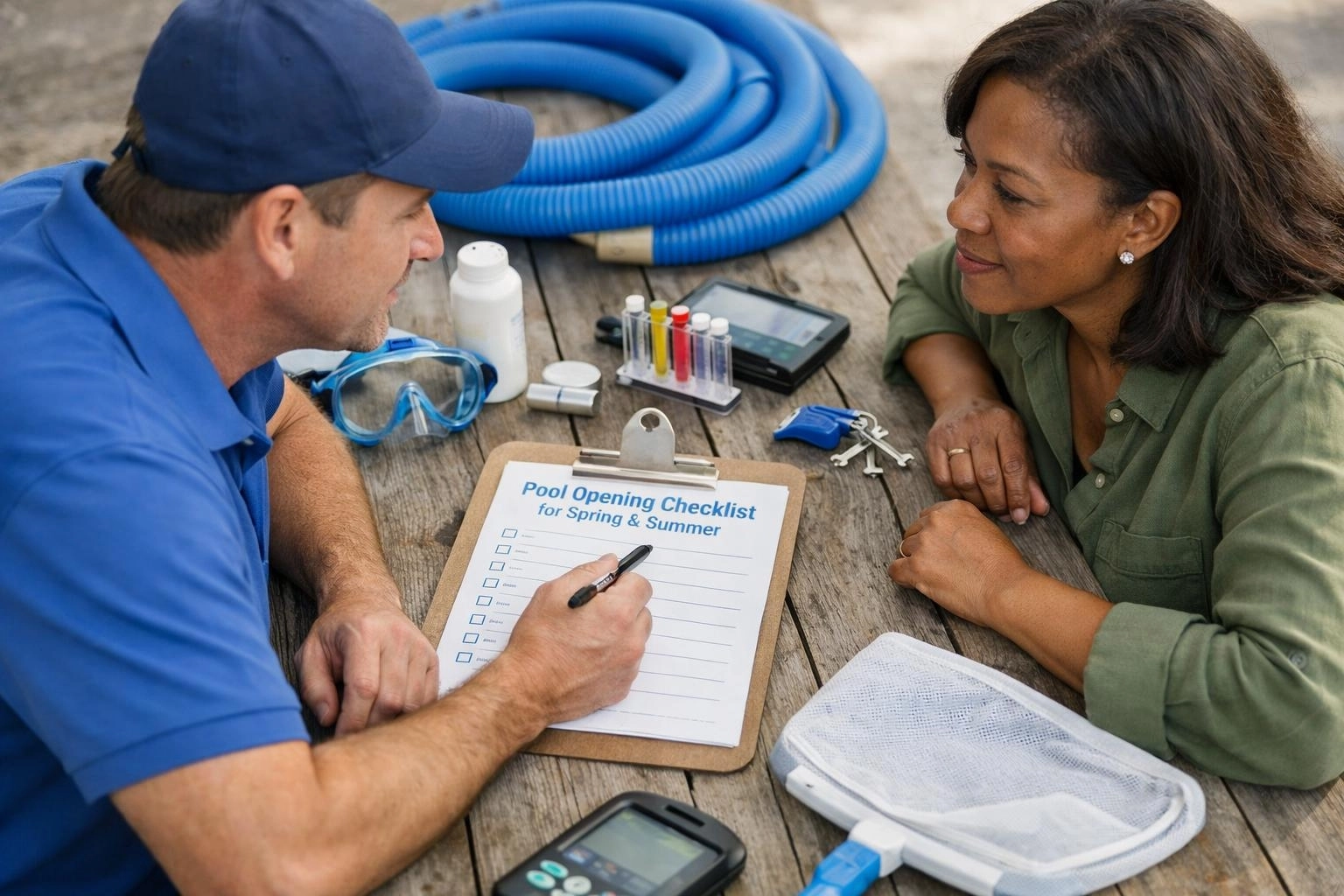 Pool Opening Checklist for Spring and Summer