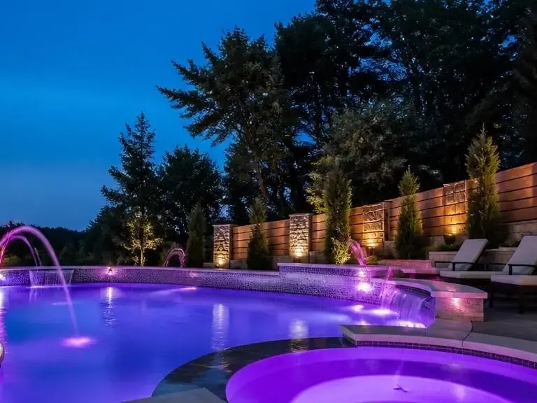 Finish selection for a new swimming pool design